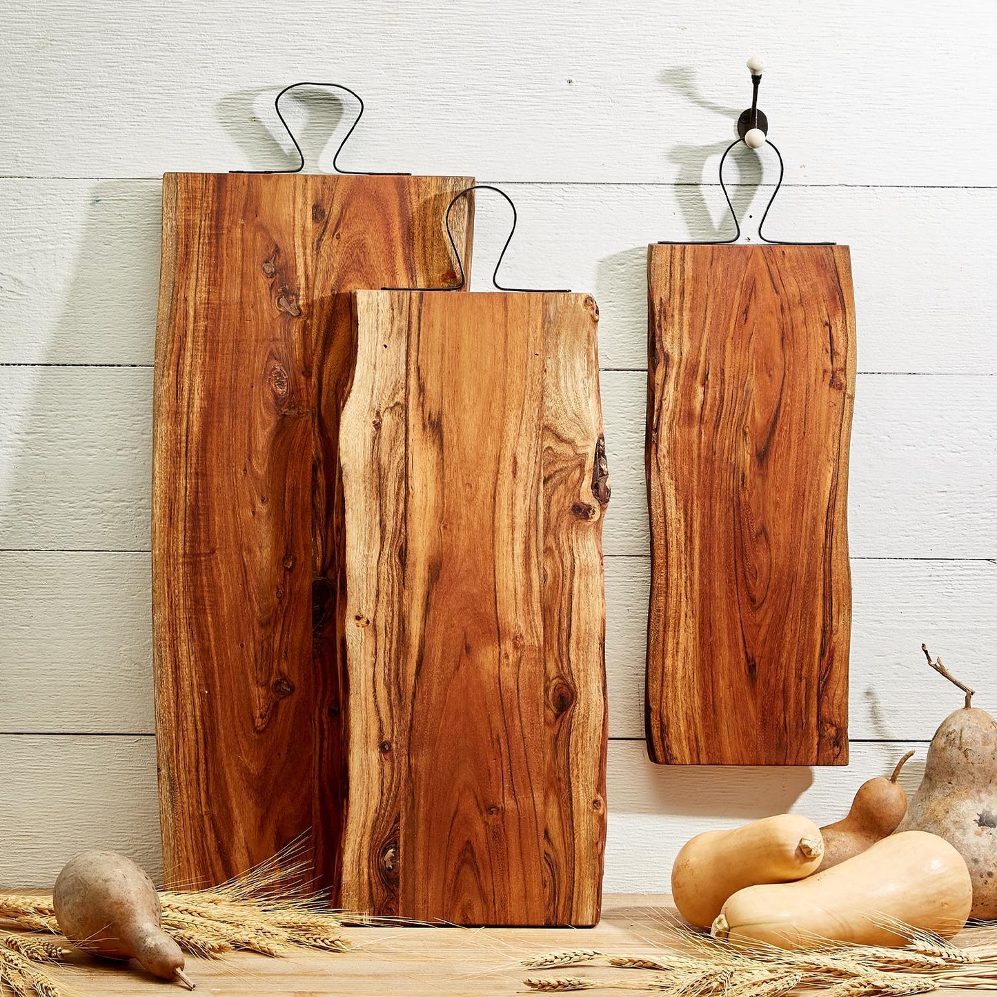 Serving Board w/ Iron Handle