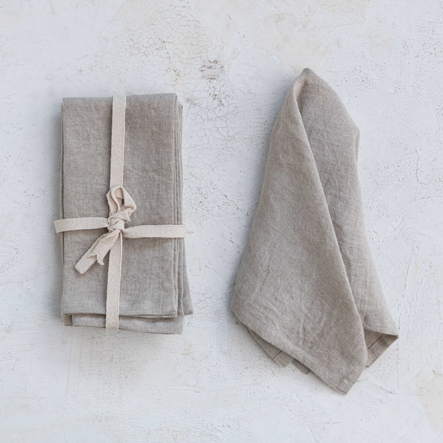 Stonewashed Linen Napkin Set/4