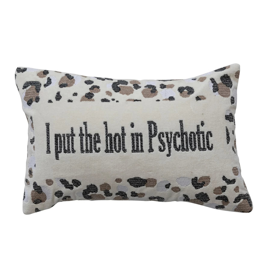 Velvet Embroidered Lumber Pillow