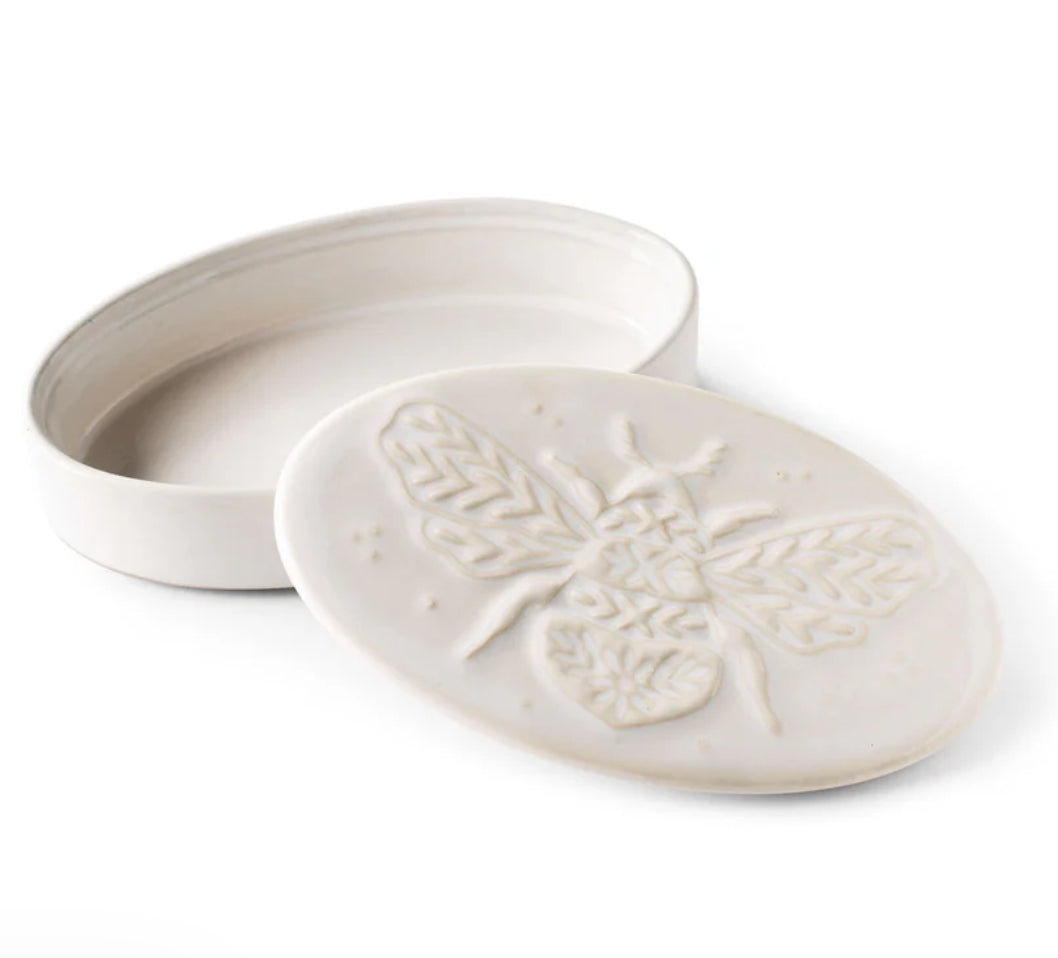 JT Bumble Bee Oval Trinket Box