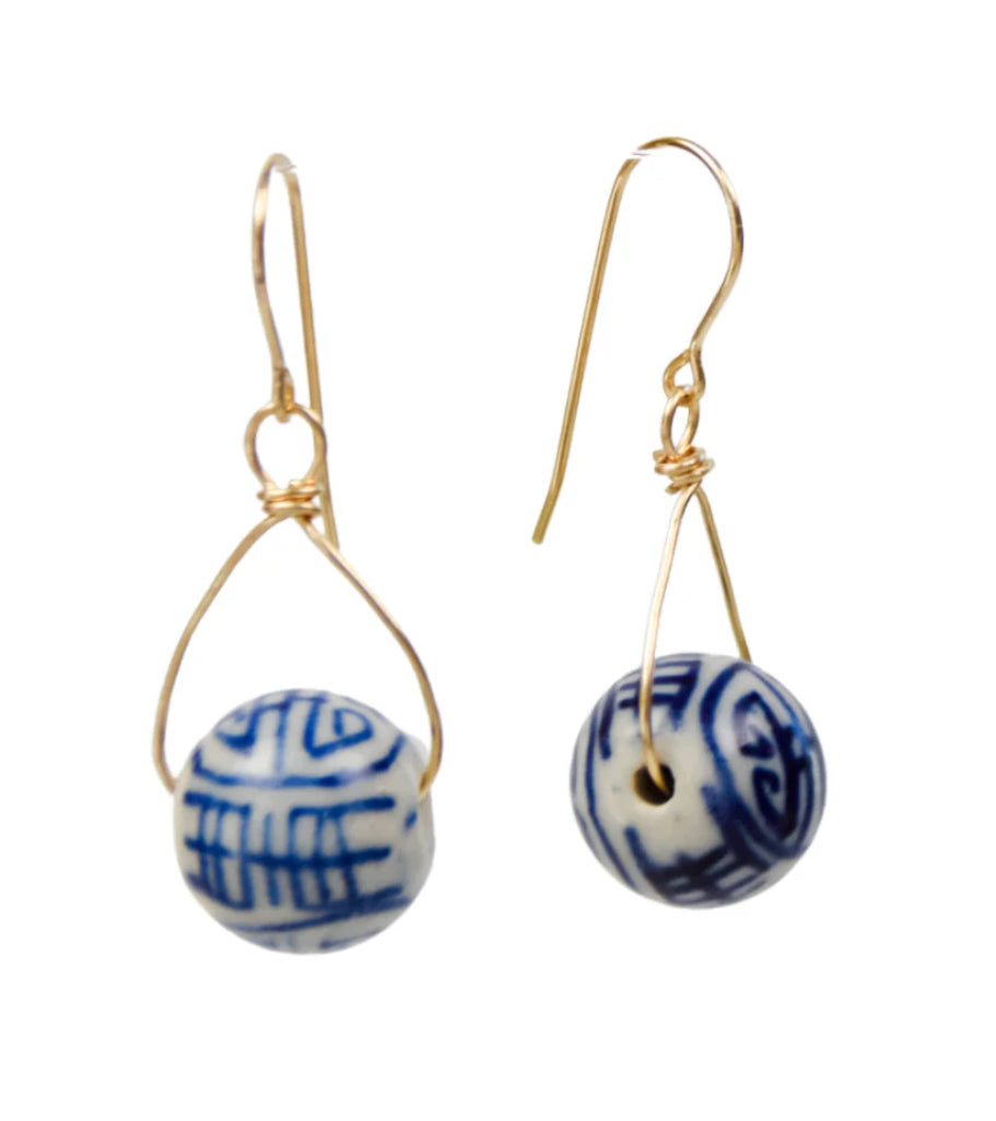 EmilyAnne Chinoiserie Tears Earrings