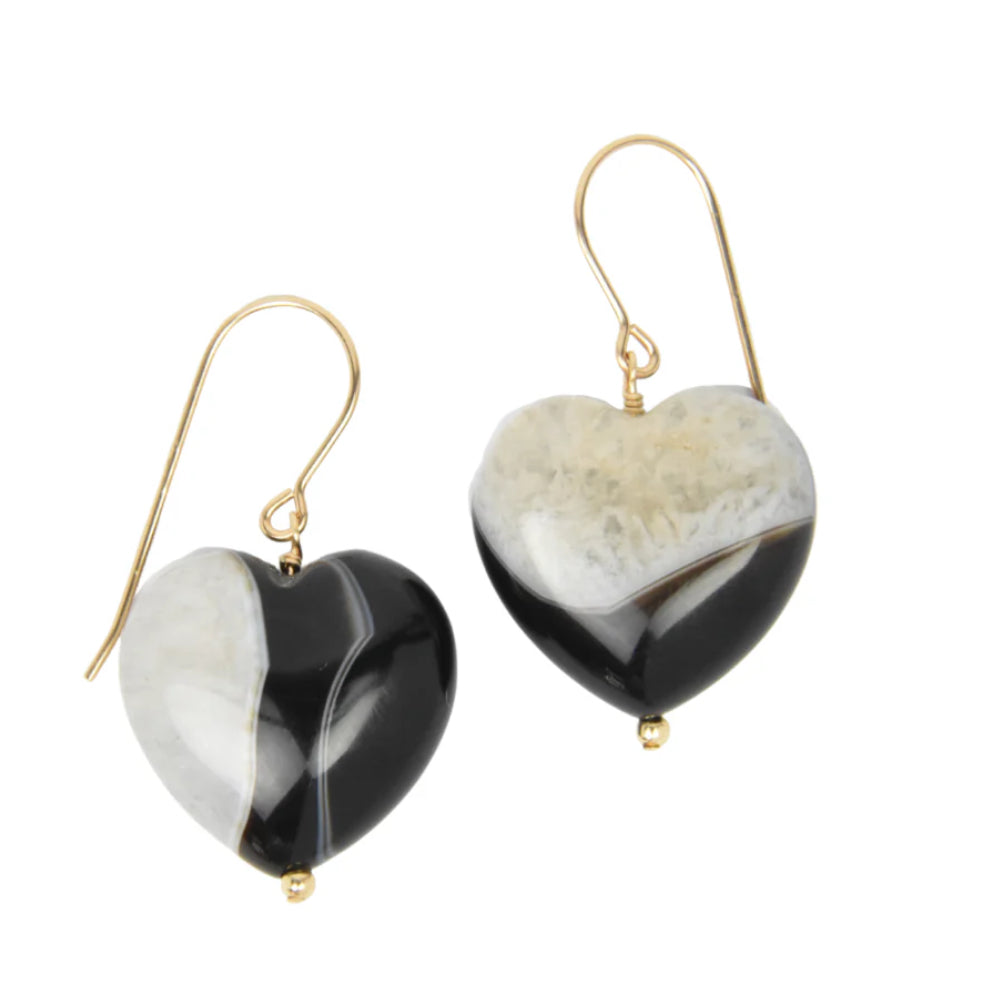 EmilyAnne Tuxedo Love Earrings