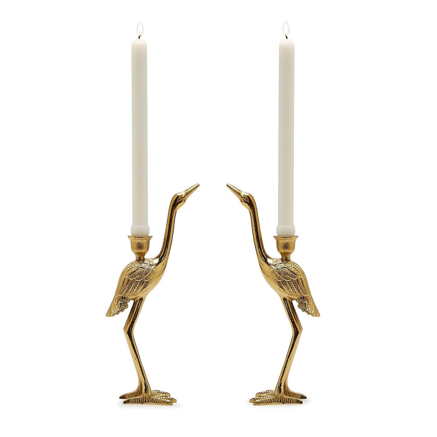 Crane Candle Holder