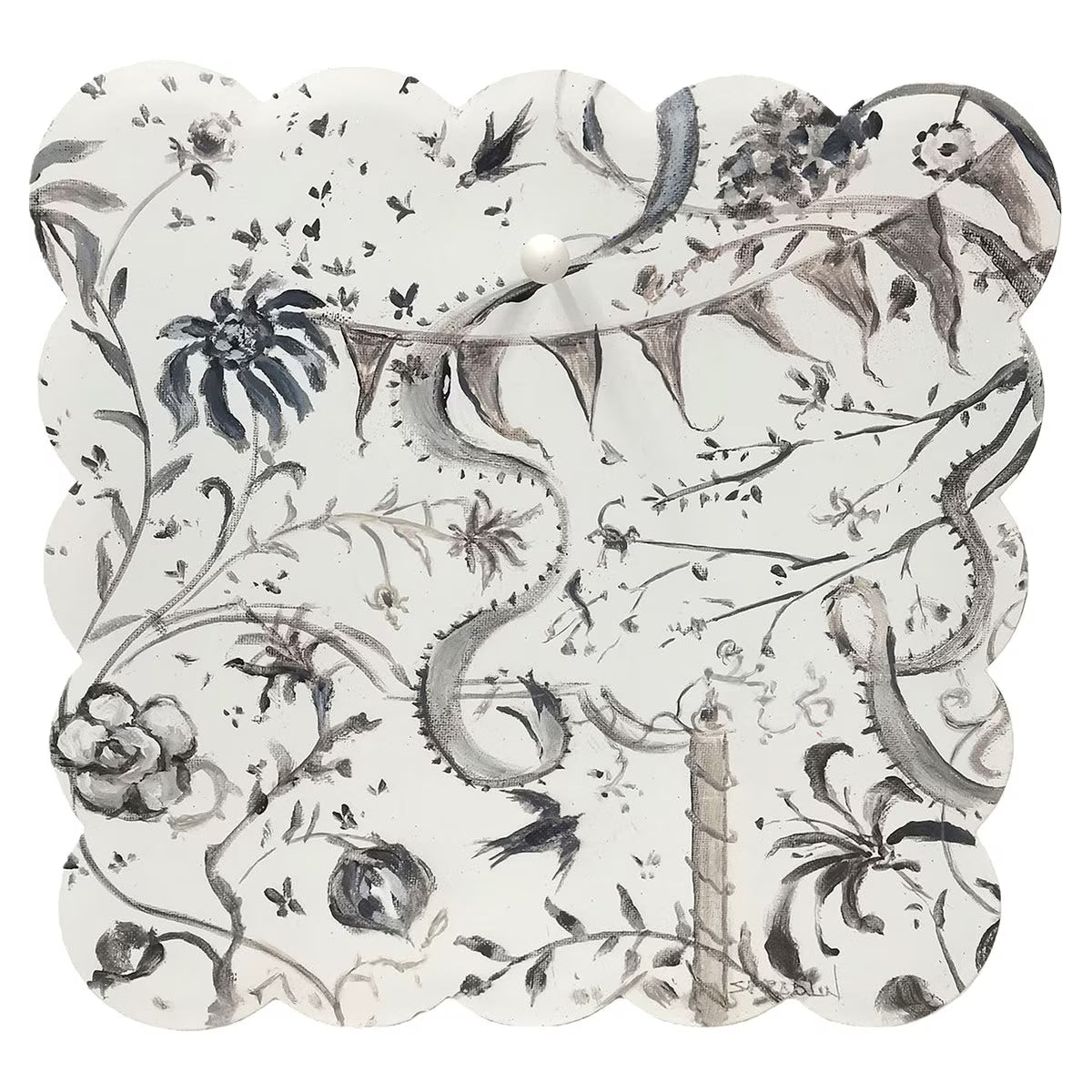 Gallery Scallop Chinoiserie Display Board