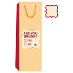 Drinks on Me Wine Bag