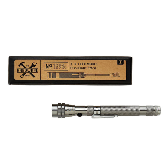 Extendable Flashlight Pick-Up Tool