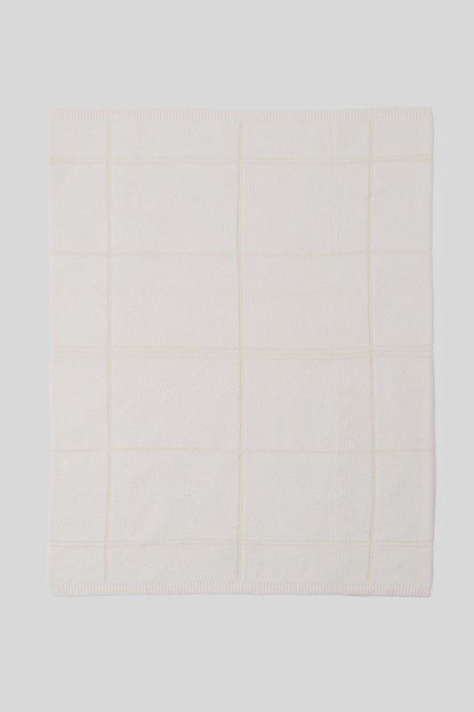 CC Cotton Tonal Plaid Throw