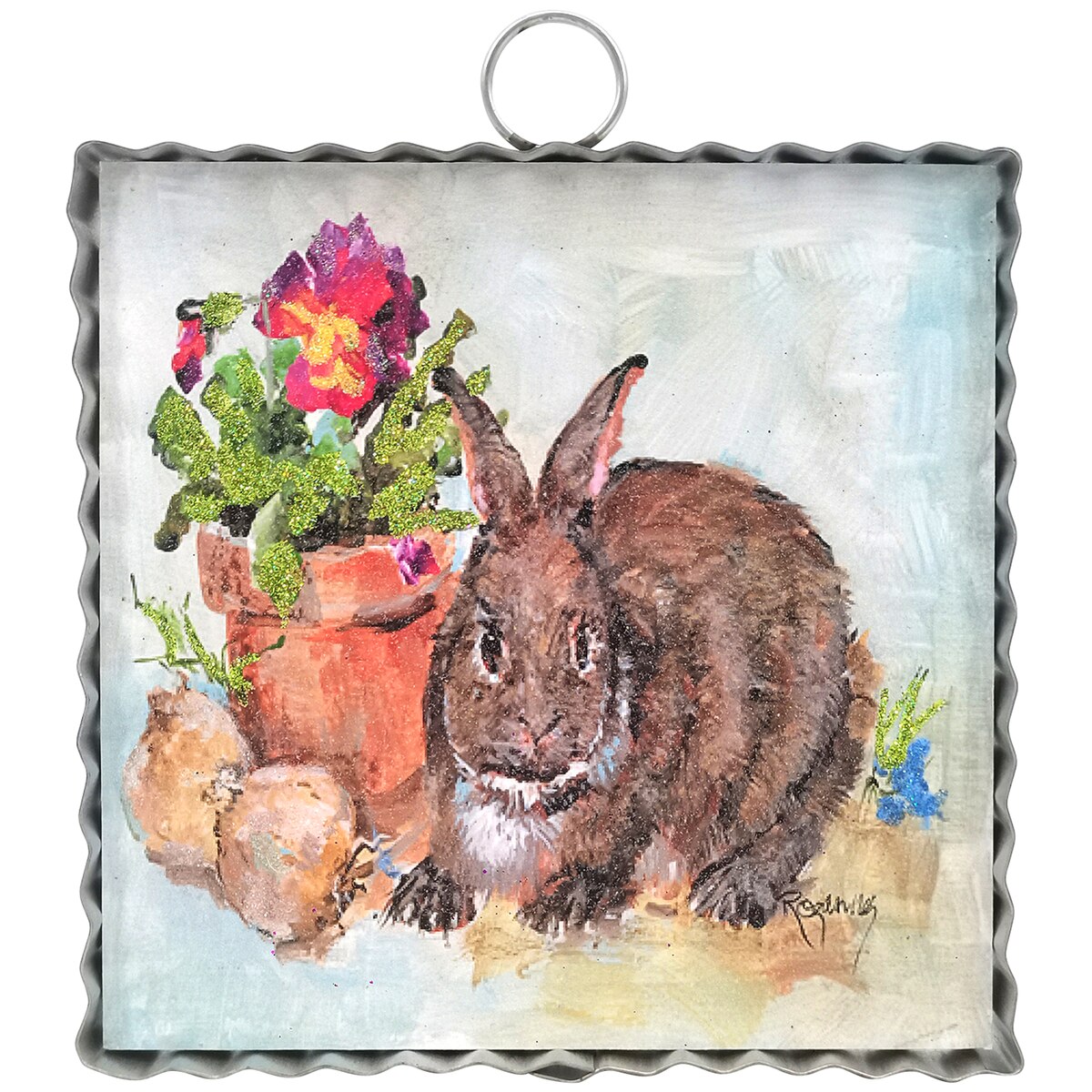 Mini Rozie's Easter Bunny & Pot