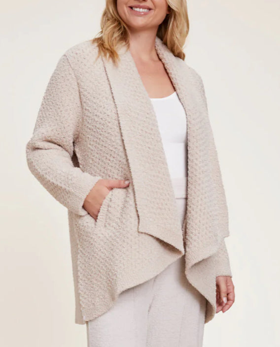 Cozychic Honeycomb Shawl Cardigan
