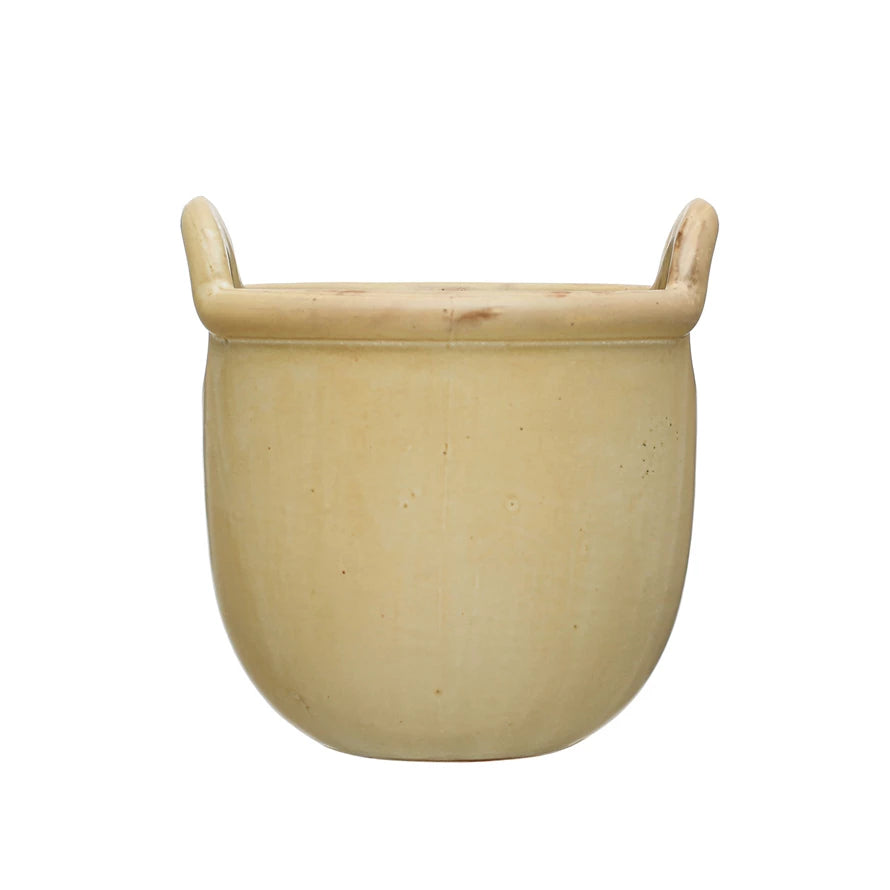 Stoneware Crock w/ Handles