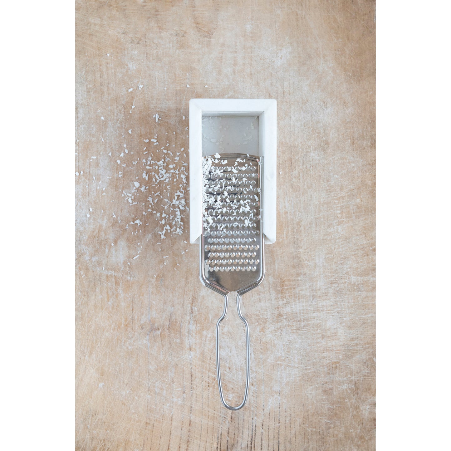 Marble & Stainless Steel Grater