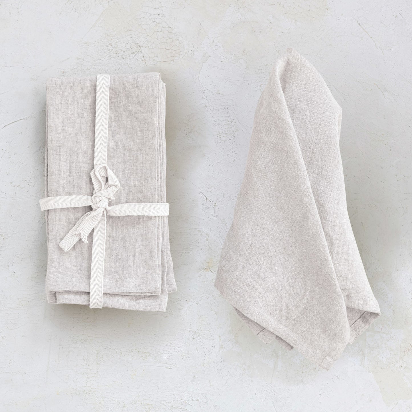 Stonewashed Linen Napkin Set/4