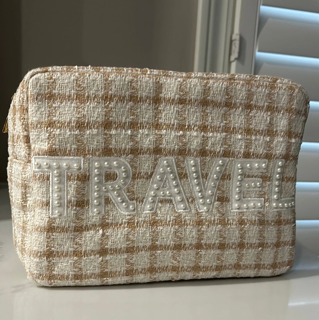 Tweed “Travel” Pouch