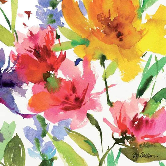 Ginger Floral Bev Napkins