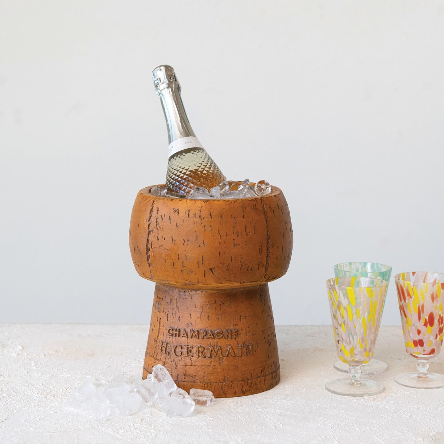 Resin “Cork” Wine Cooler