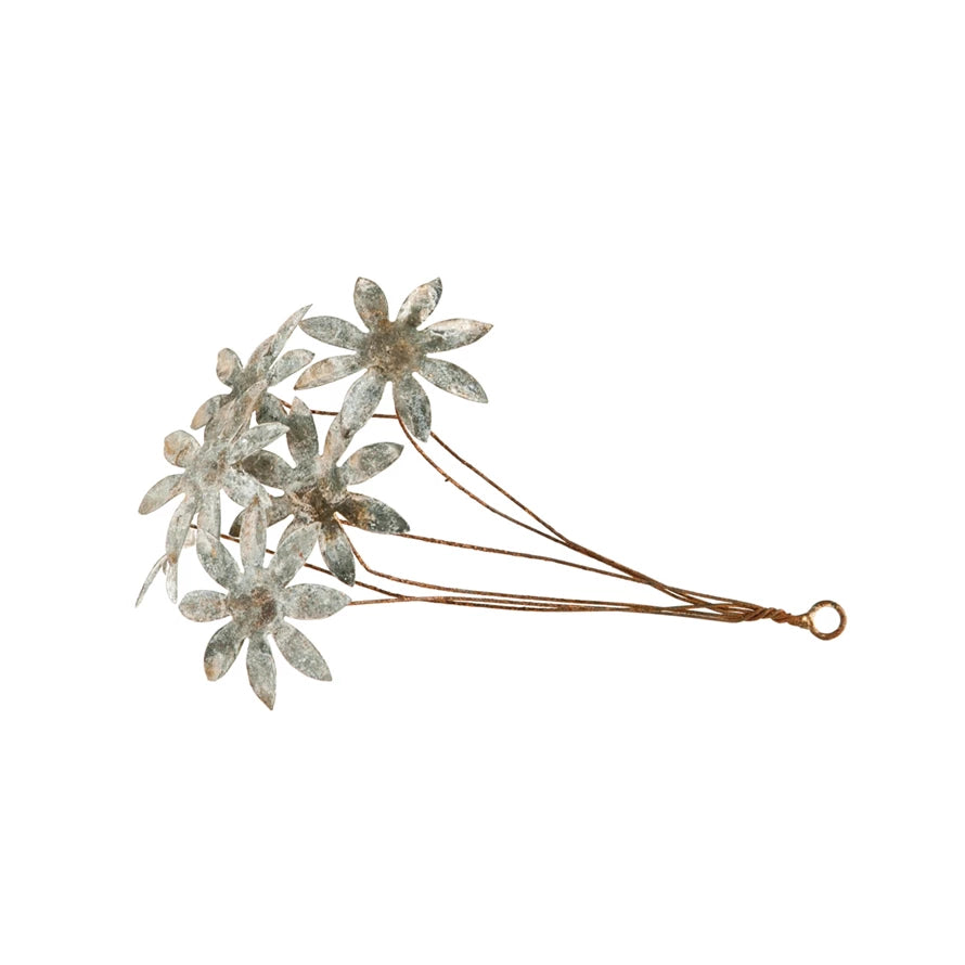Metal Tole Flower Bunch