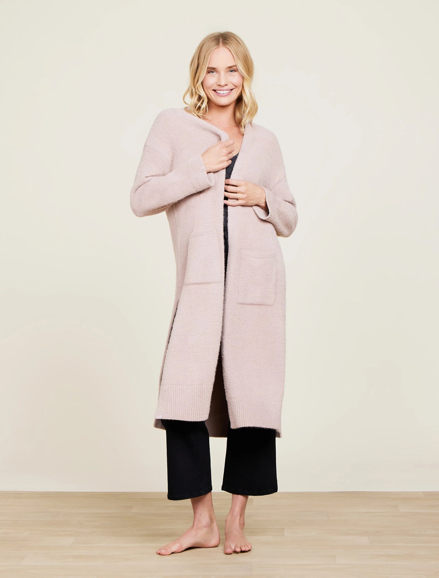 CC Luxe High Slit Cardigan