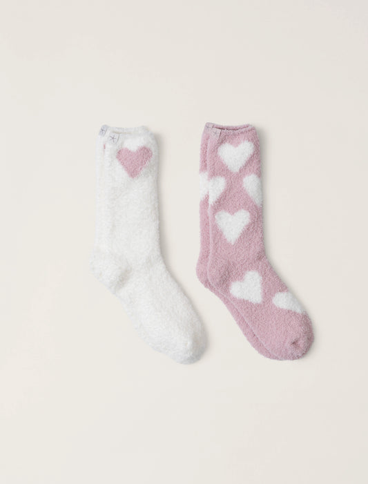 CC Heart Print Sock Set