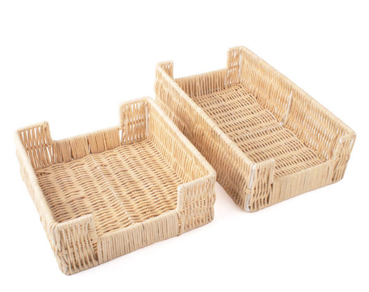 Towel Tray Rattan