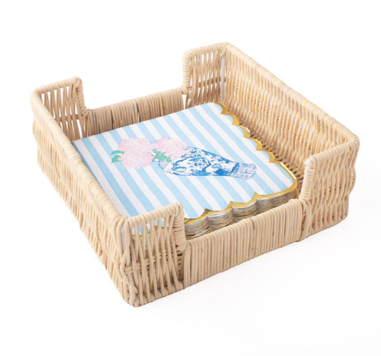 Towel Tray Rattan