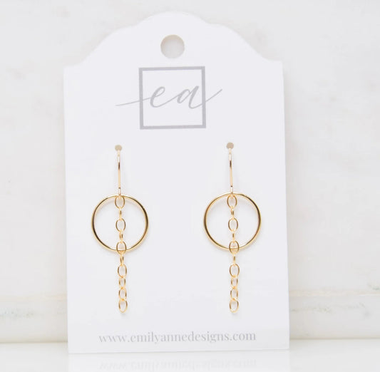 EmilyAnne Sassy Circle Earrings