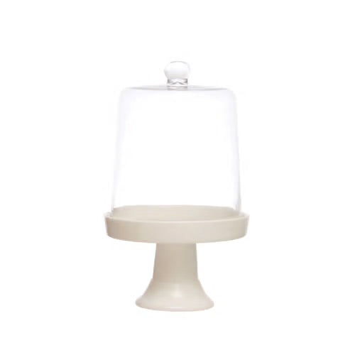 Glass Cake Stand w/ Cloche