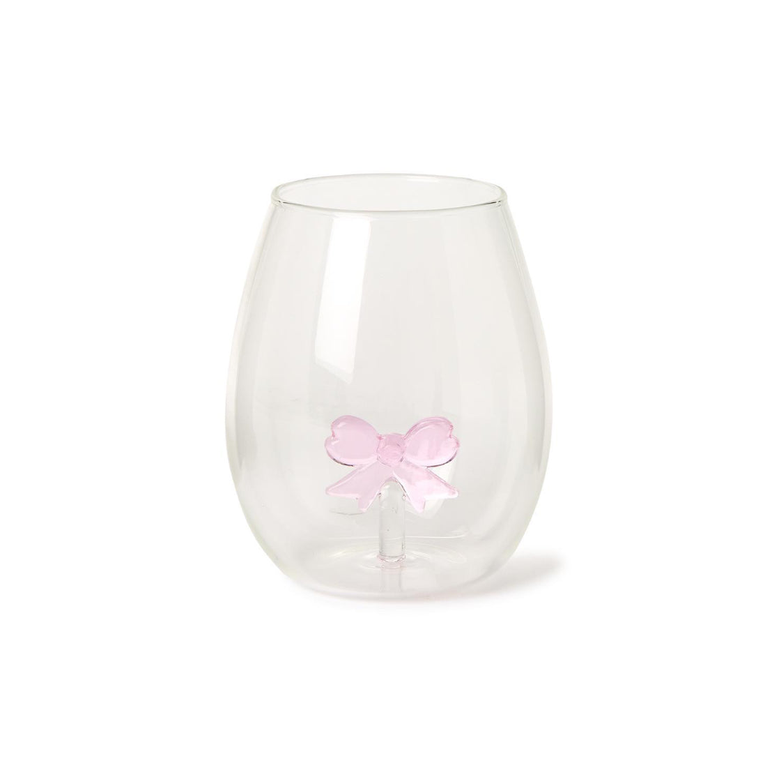 Bow Stemless Wine Glass