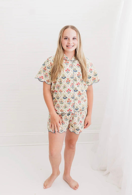 Meadow Henley Pj Short Set