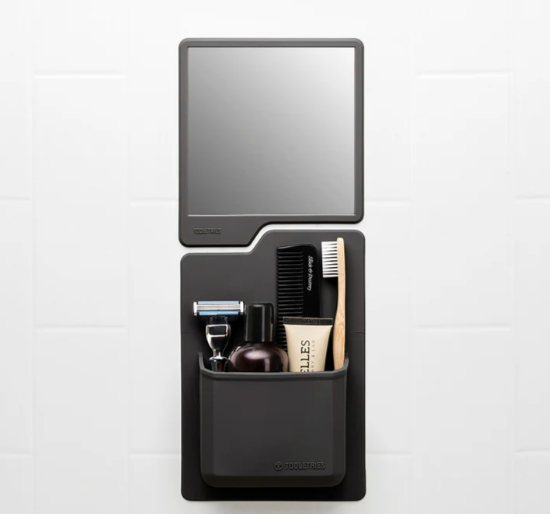 Tooletries Mirror/Holder Set-TOO : BAT