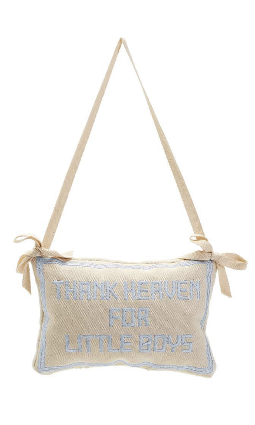Thank Heaven Pillow Door Hanger