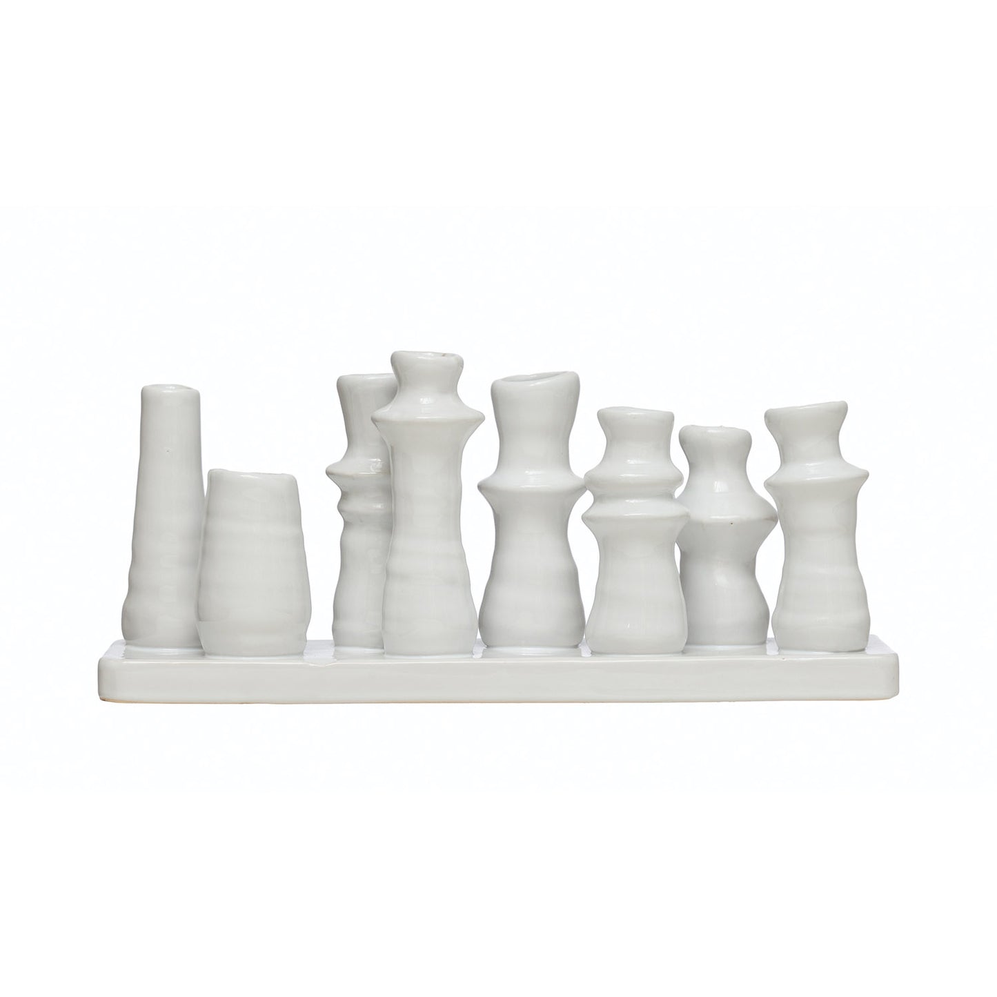 Stoneware Multi Vase w/ 8 Sections