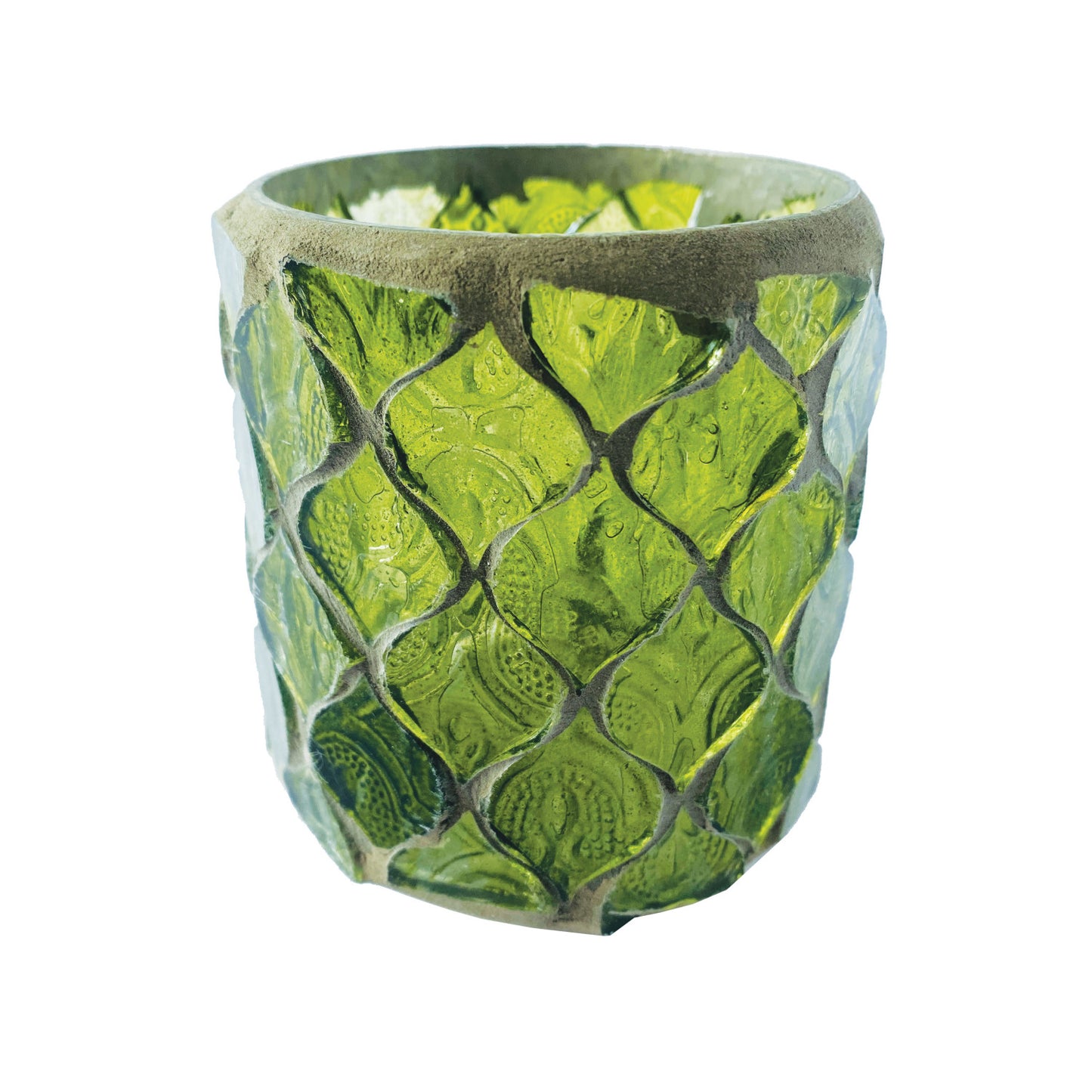 Recycled Glass Mosaic Tealight Holder