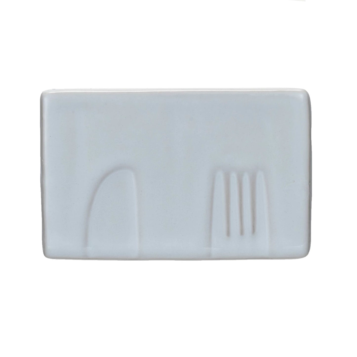 Cutlery Rest w/ Debossed Knife & Fork