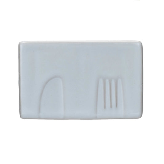 Cutlery Rest w/ Debossed Knife & Fork