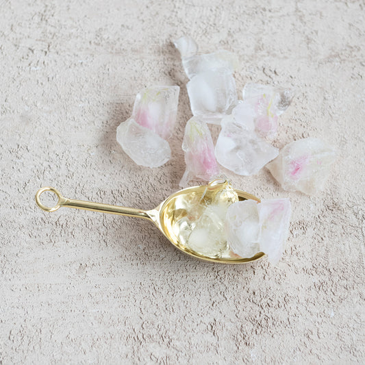 Stainless Steel Scoop, Gold Finish