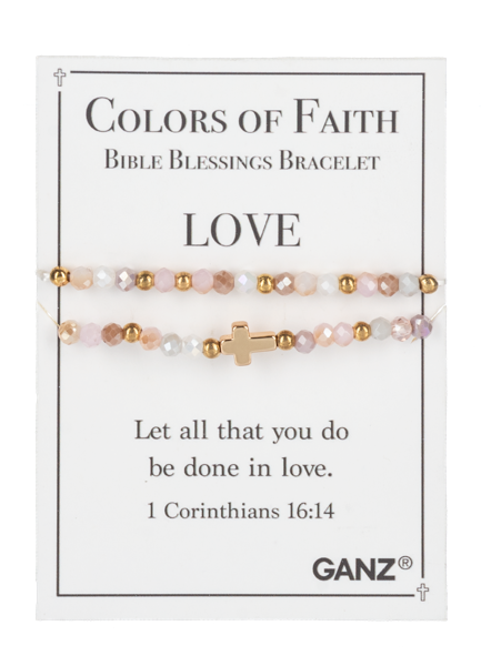 Colors of Faith Bible Blessings Bracelet