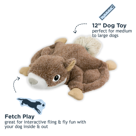 Flying Squirrel Fetch Toy