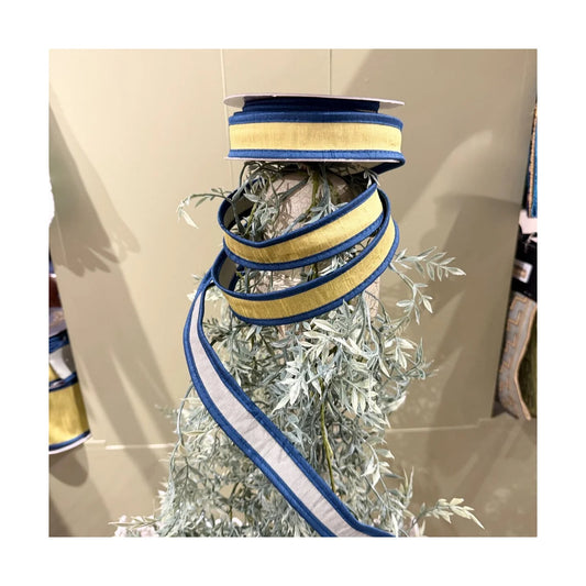 JME 1" Dupion DBL Fused Contrasting Dupion Trim Ribbon