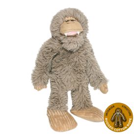 Stuff-less Bigfoot with Squeaker Dog Toy
